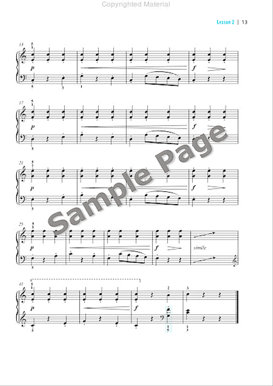 The Classical Piano Method - Method Book 2 Piano Method scores gallery preview page 14
