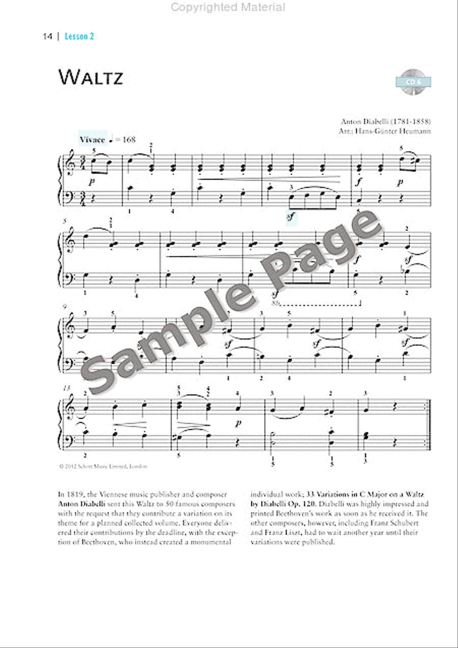 The Classical Piano Method - Method Book 2 Piano Method scores gallery preview page 15
