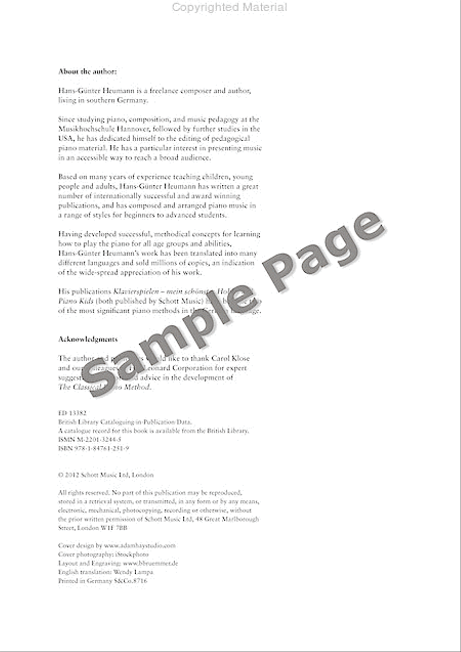 The Classical Piano Method - Method Book 2 Piano Method scores gallery preview page 3