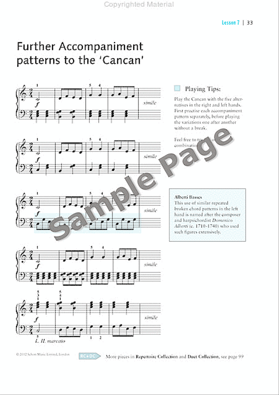 The Classical Piano Method - Method Book 2 Piano Method scores gallery preview page 34