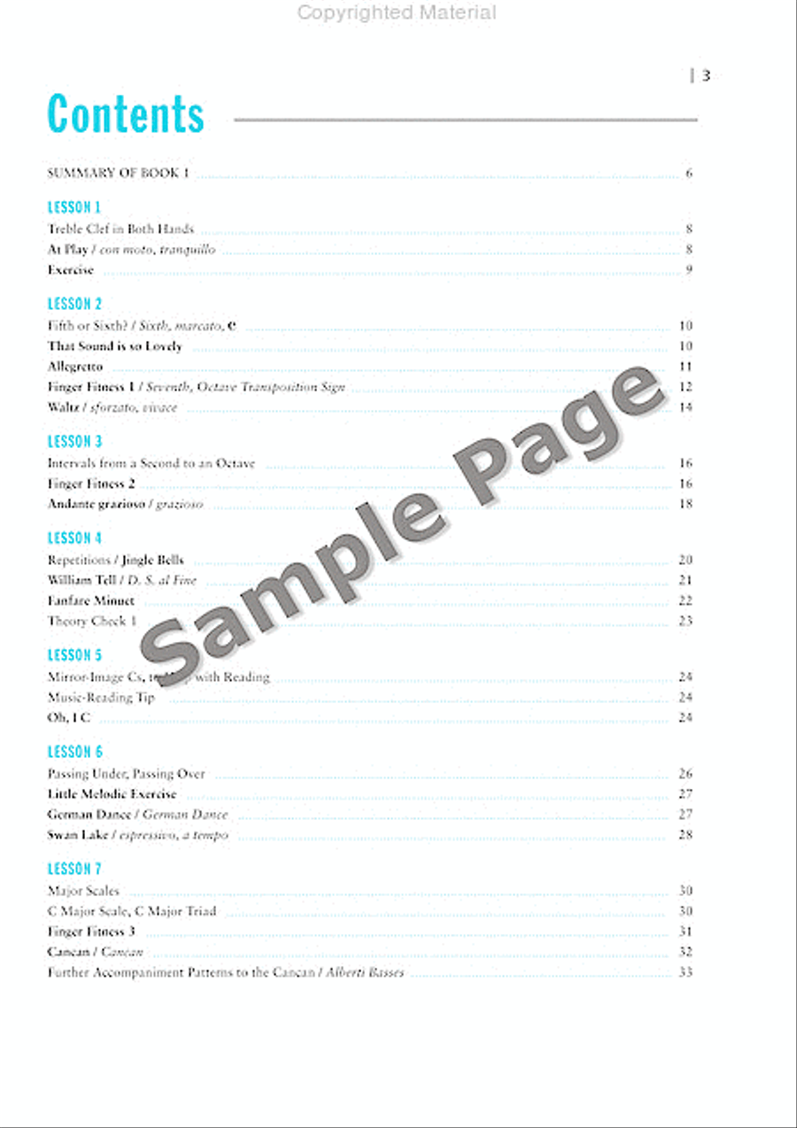 The Classical Piano Method - Method Book 2 Piano Method scores gallery preview page 4