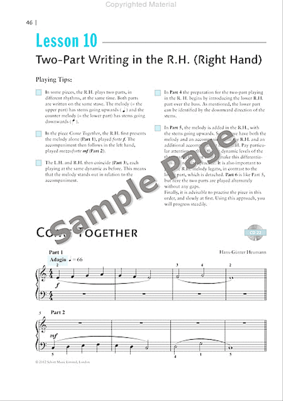 The Classical Piano Method - Method Book 2 Piano Method scores gallery preview page 47