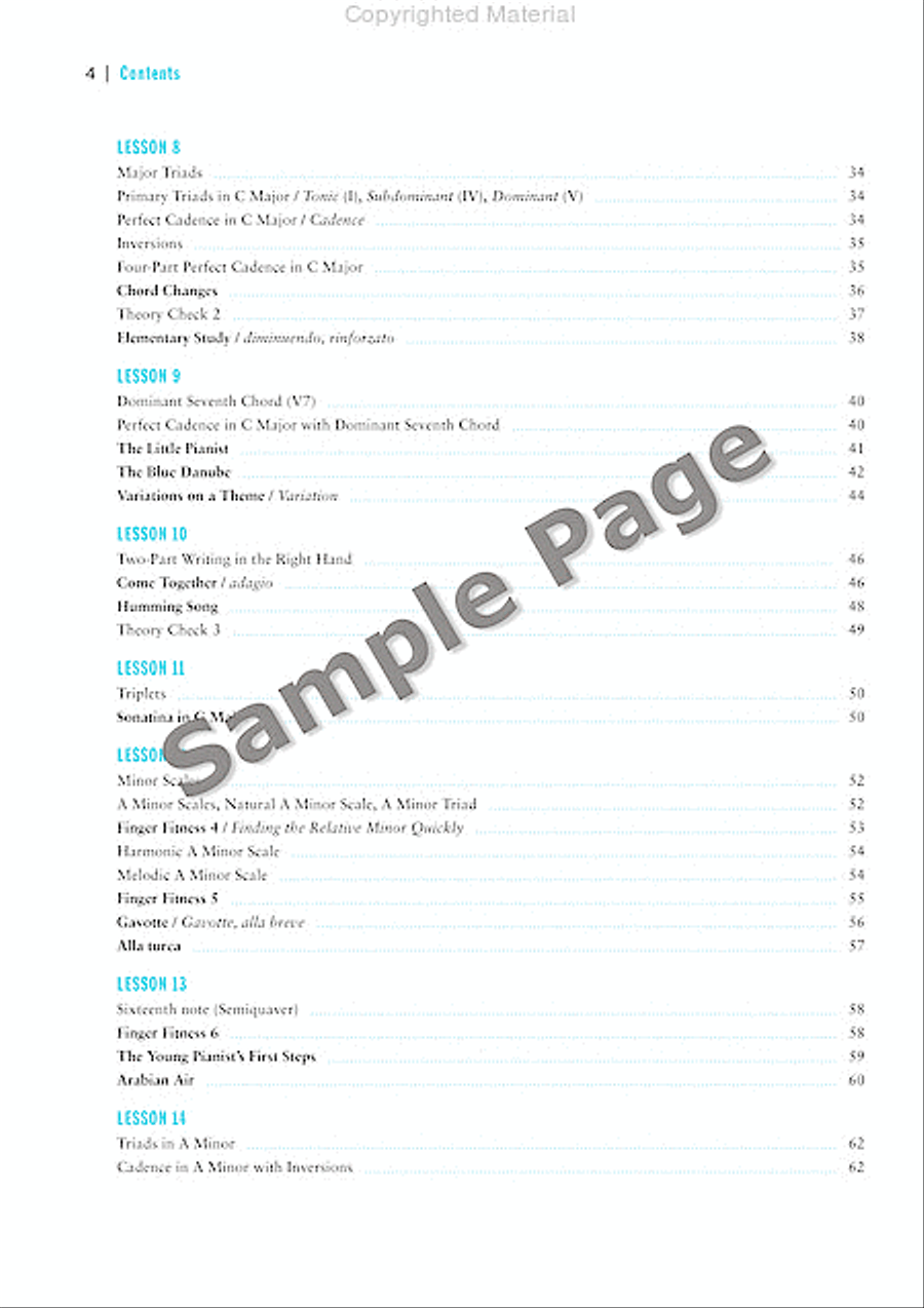 The Classical Piano Method - Method Book 2 Piano Method scores gallery preview page 5