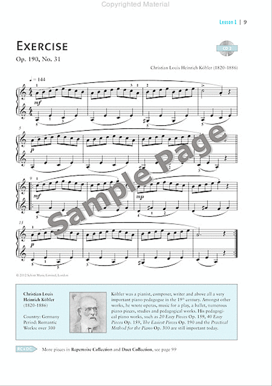 The Classical Piano Method - Method Book 2 Piano Method scores gallery preview page 10