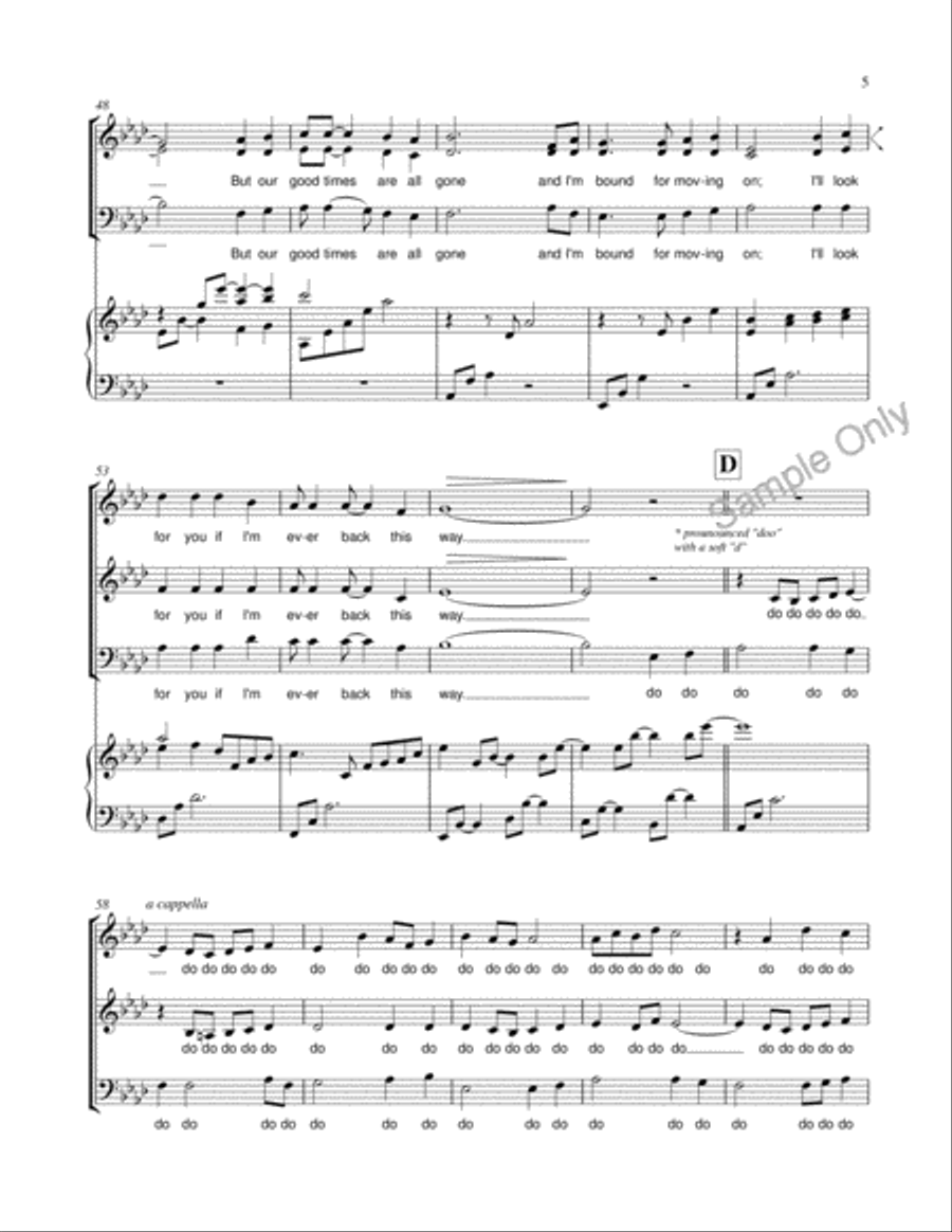 Four Strong Winds Four Strong Winds 3-Part scores gallery preview page 5