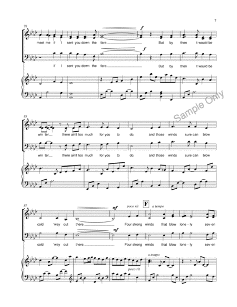 Four Strong Winds Four Strong Winds 3-Part scores gallery preview page 7