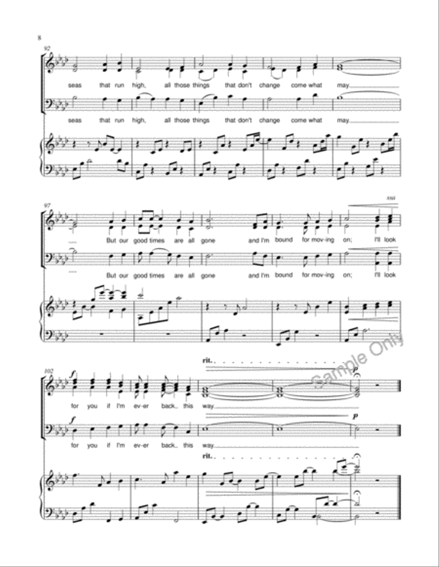 Four Strong Winds Four Strong Winds 3-Part scores gallery preview page 8