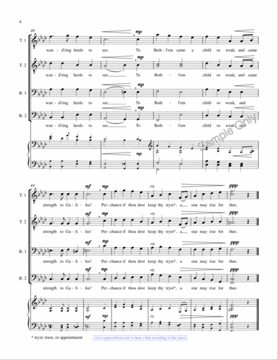 Yuletide Fires Yuletide Fires TTBB scores gallery preview page 5