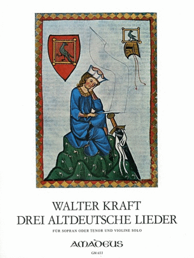 Three old German songs for soprano or tenor and violin solo