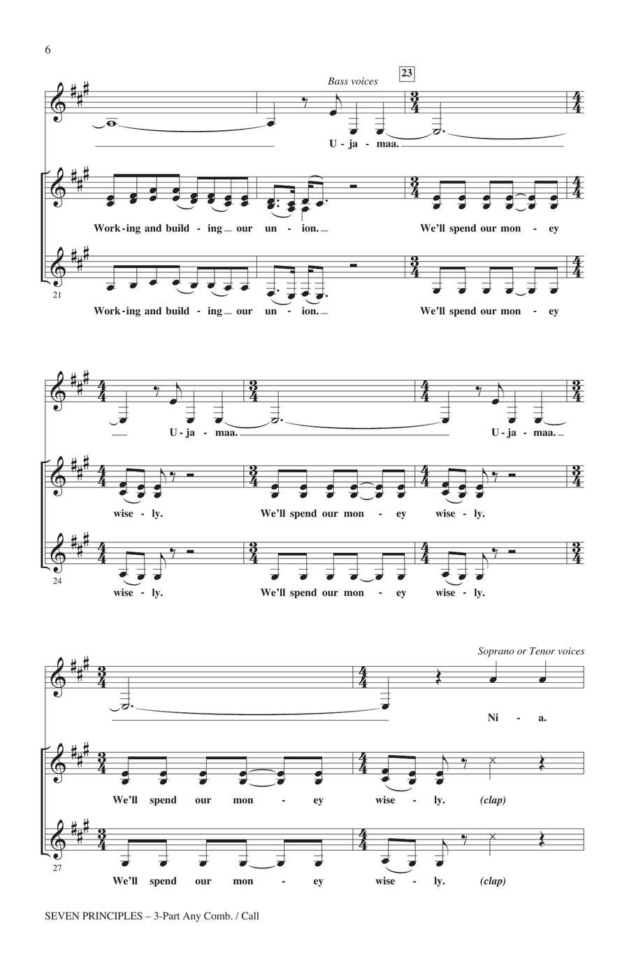 Seven Principles 3-Part scores gallery preview page 4