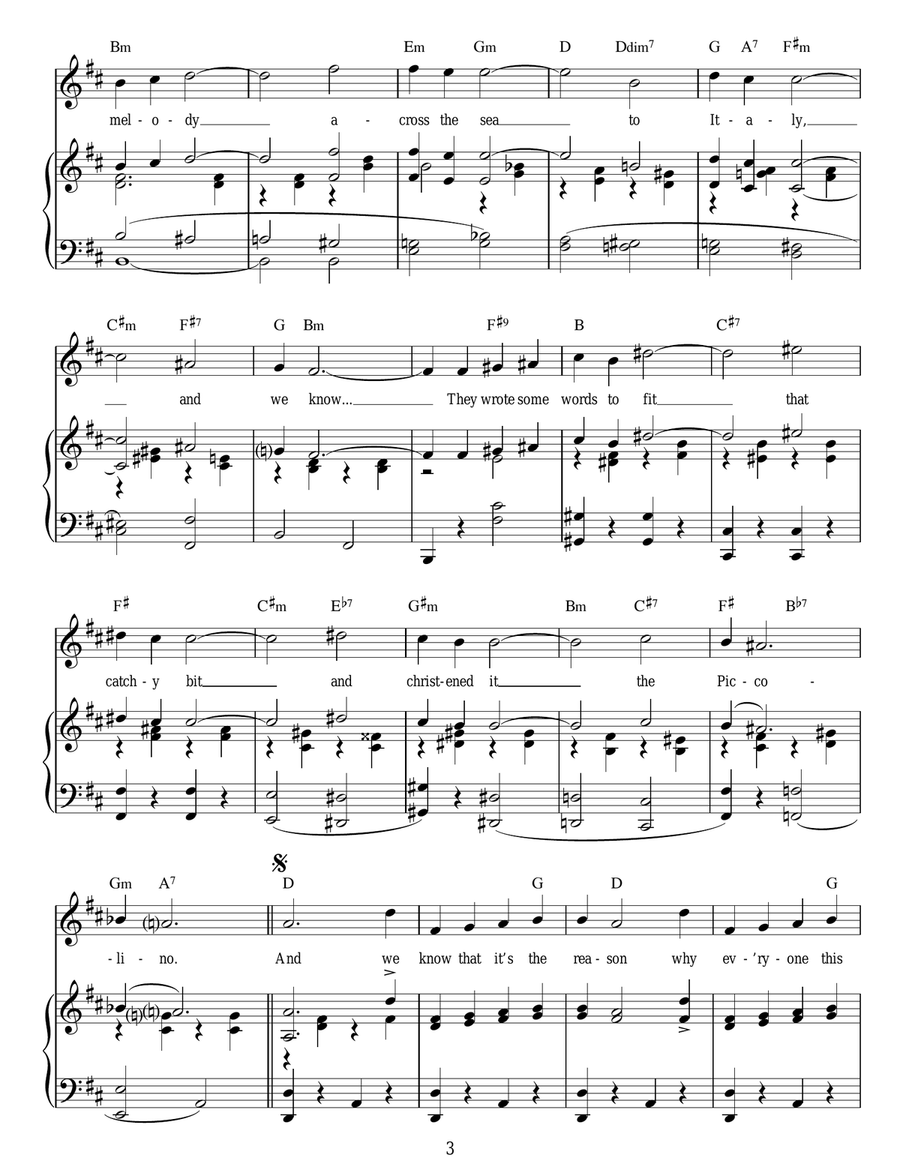 The Piccolino The Piccolino Guitar scores gallery preview page 3