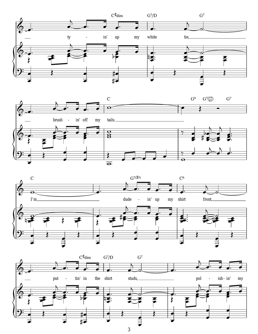Top Hat, White Tie And Tails Guitar scores gallery preview page 3