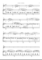 Ave Maria (Caccini) - High Voice, Piano High Voice scores gallery preview page 3