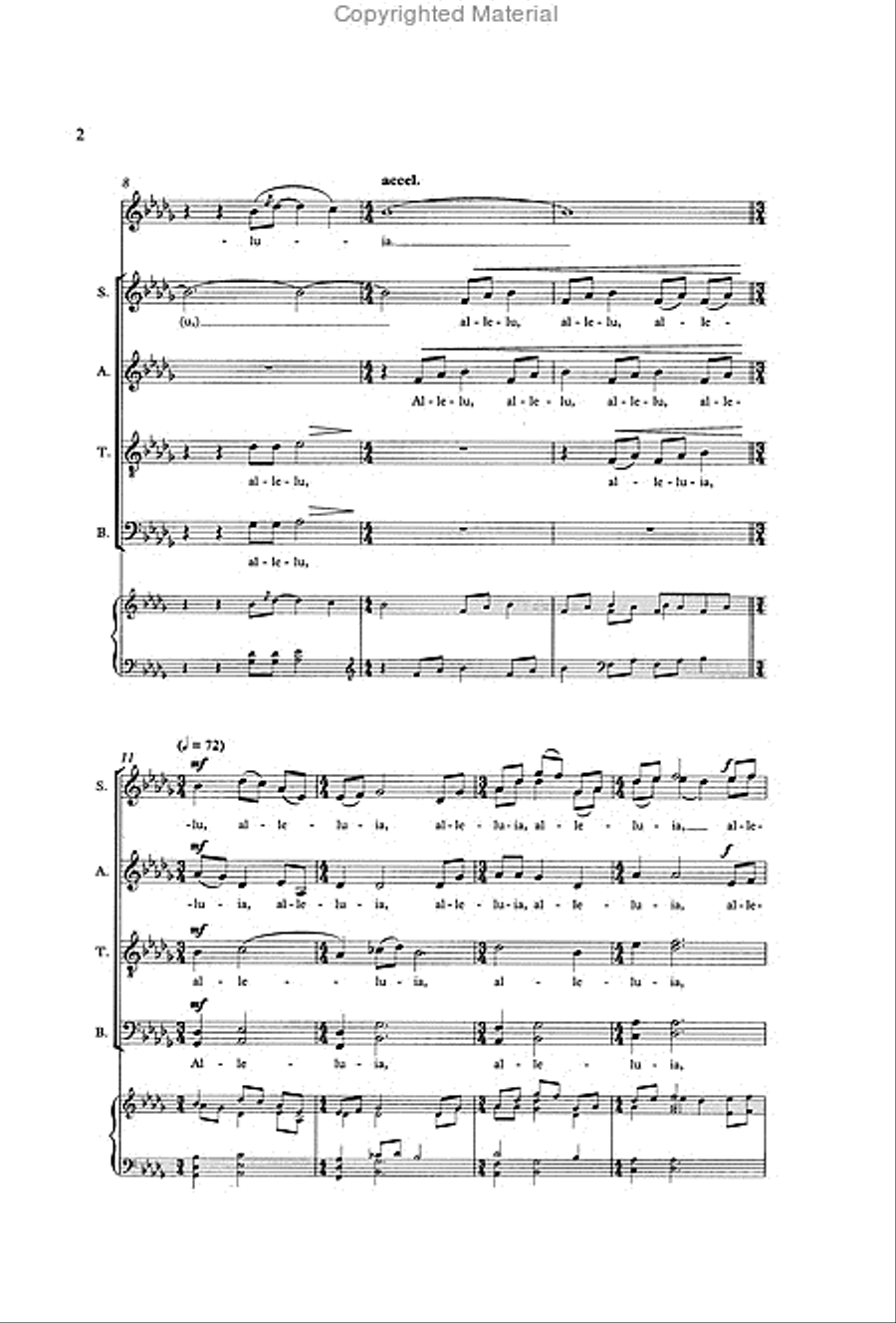 Water Night (Collection) Choir scores gallery preview page 3