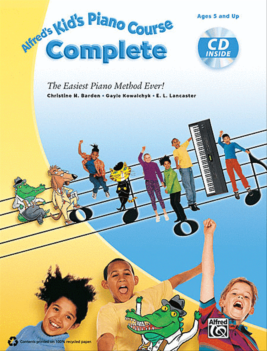 Alfred's Kid's Piano Course Complete Piano Method scores gallery preview page 1