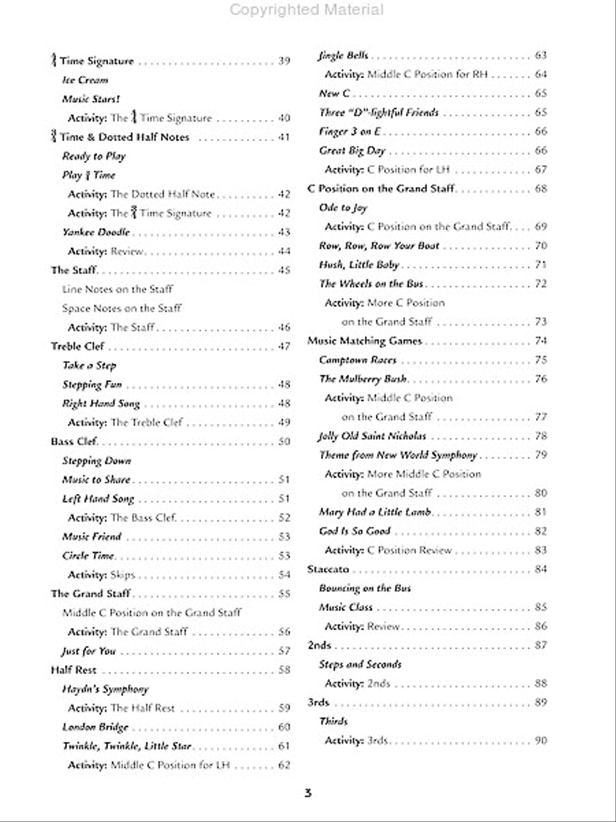 Alfred's Kid's Piano Course Complete Piano Method scores gallery preview page 3