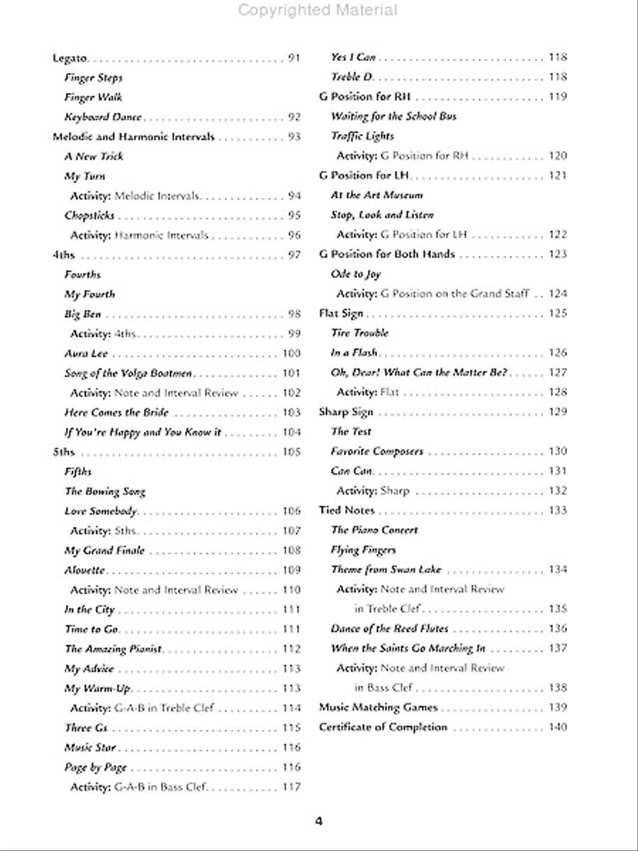Alfred's Kid's Piano Course Complete Piano Method scores gallery preview page 4