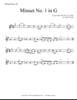Minuet in G