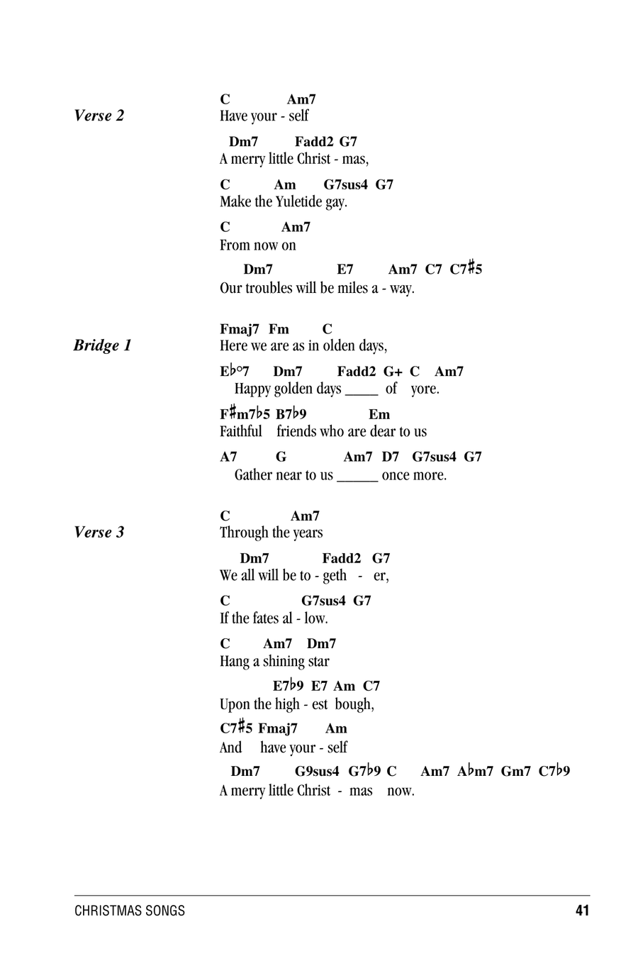 Have Yourself A Merry Little Christmas Ukulele scores gallery preview page 2