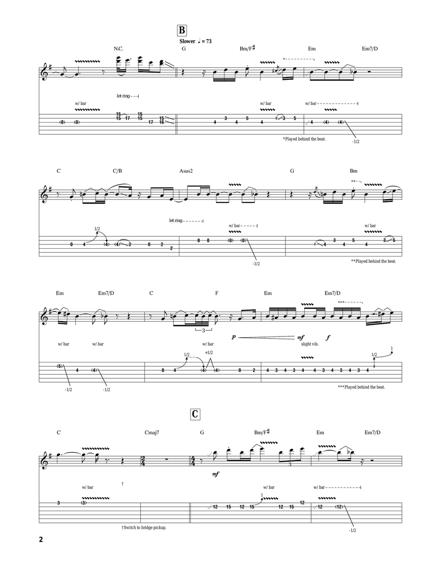 A Day In The Life A Day In The Life Acoustic Guitar scores gallery preview page 2
