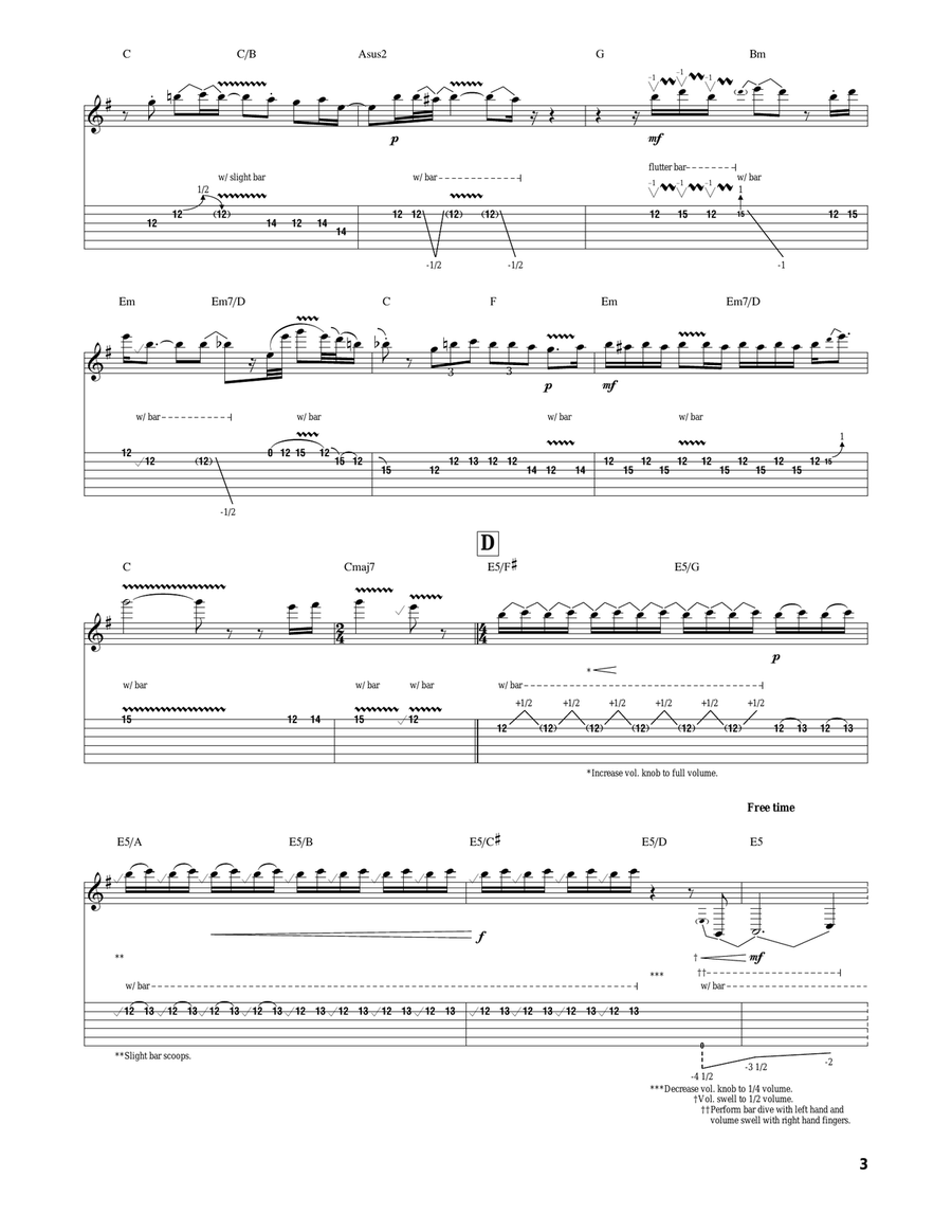 A Day In The Life A Day In The Life Acoustic Guitar scores gallery preview page 3
