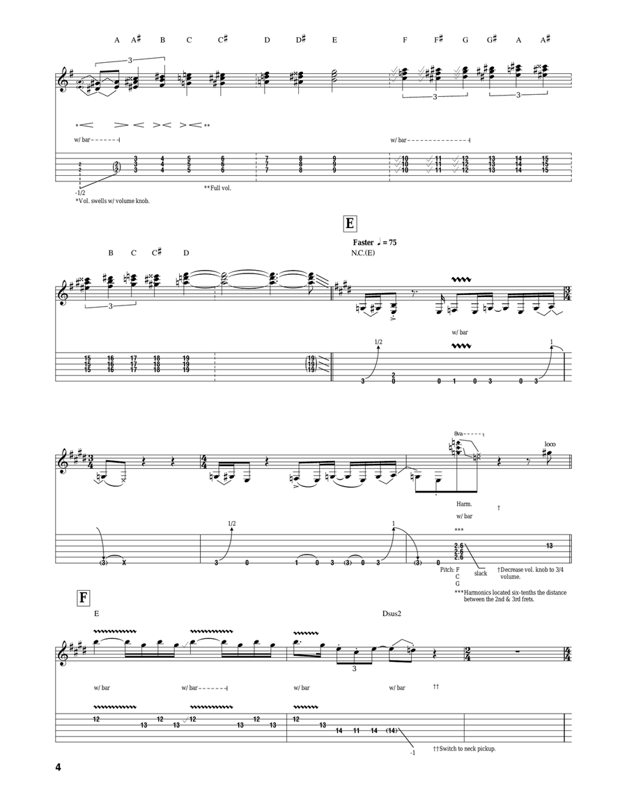 A Day In The Life A Day In The Life Acoustic Guitar scores gallery preview page 4
