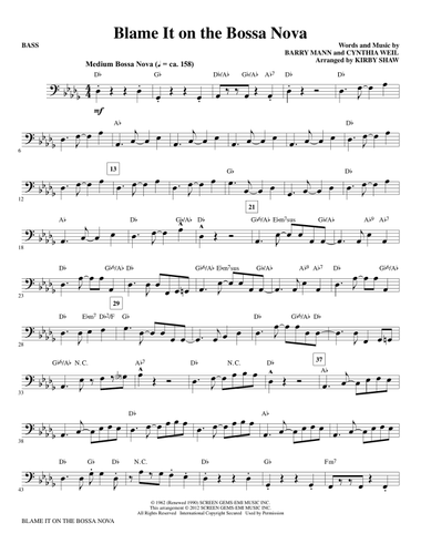 Blame It On The Bossa Nova - Bass