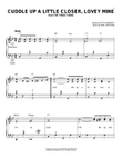 Cuddle Up A Little Closer, Lovey Mine (arr. Gary Meisner)