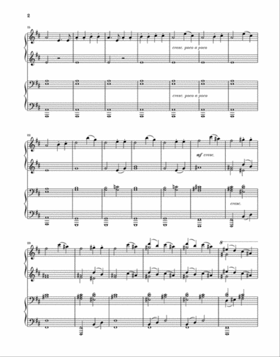Serenades and Ouvertures – Arrangements for Piano 4-Hands Piano Duet scores gallery preview page 3