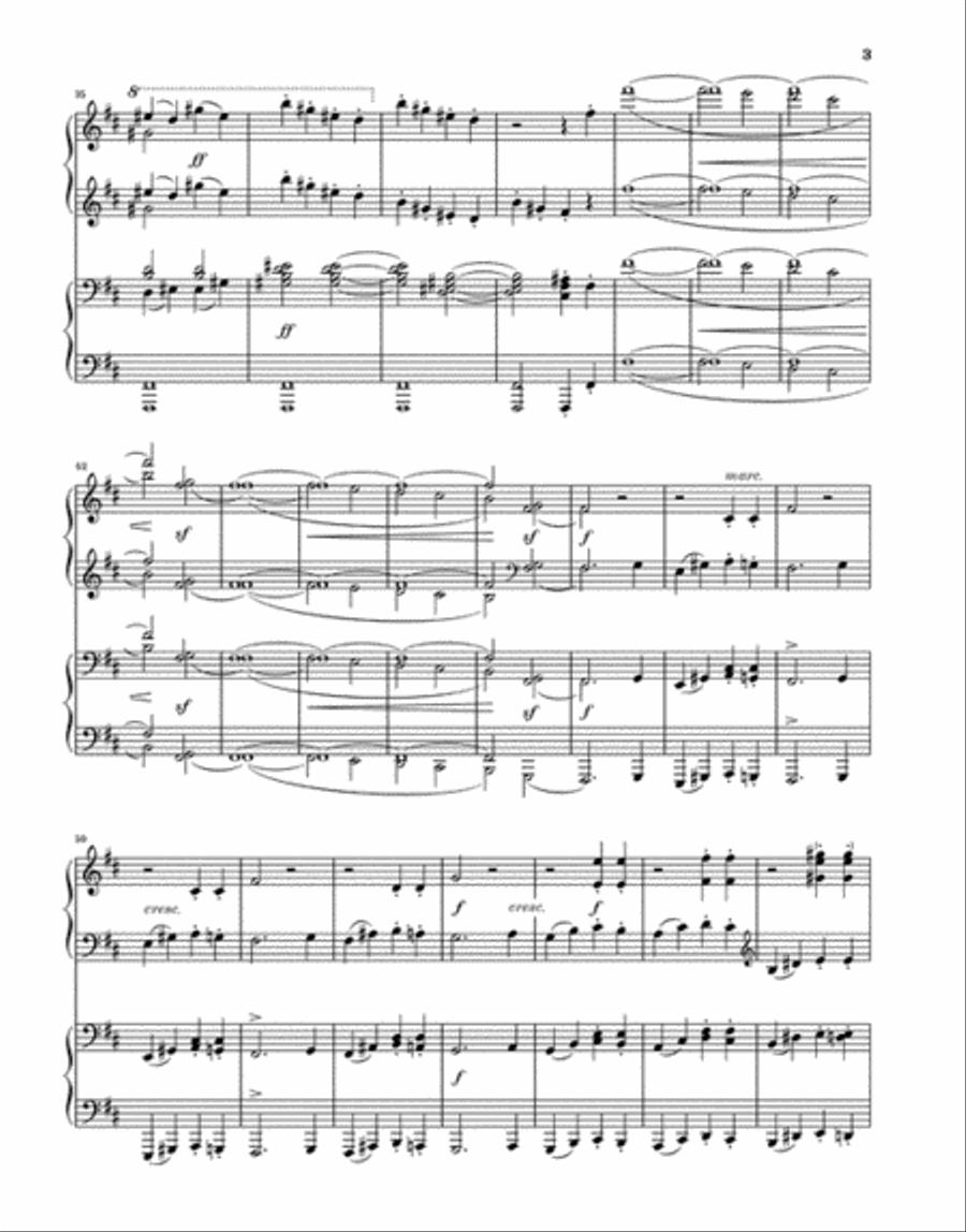 Serenades and Ouvertures – Arrangements for Piano 4-Hands Piano Duet scores gallery preview page 4