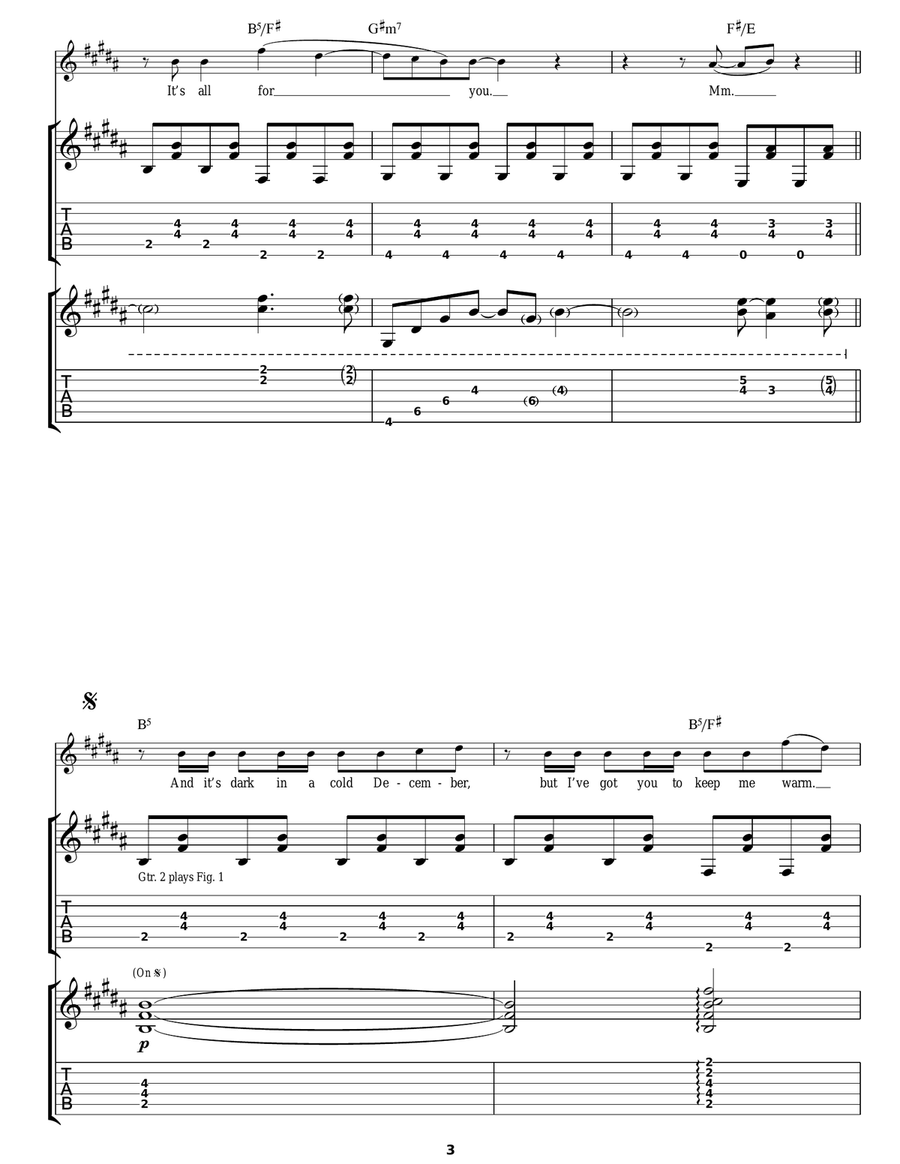 Lego House Lego House Acoustic Guitar scores gallery preview page 3