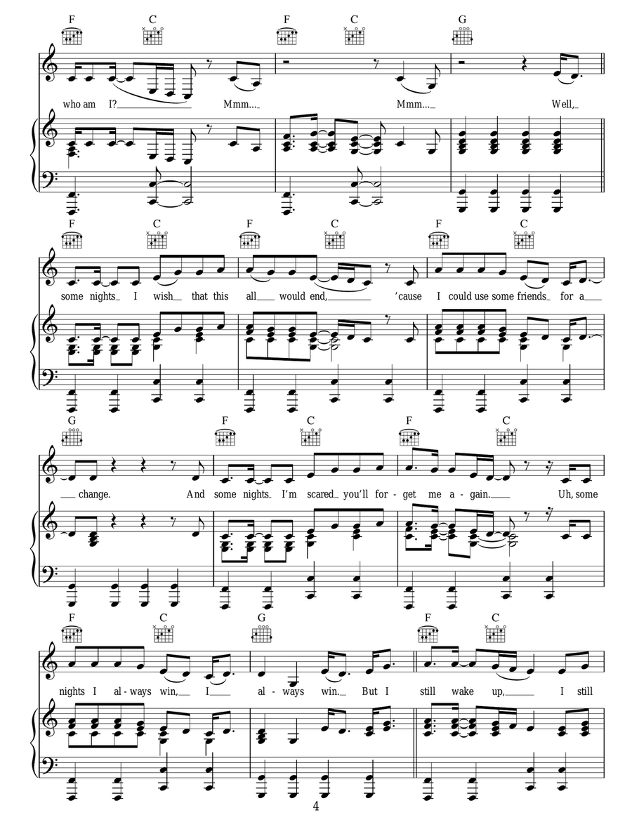 Some Nights Some Nights Acoustic Guitar scores gallery preview page 4
