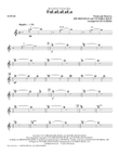 FaLaLaLaLa - Guitar