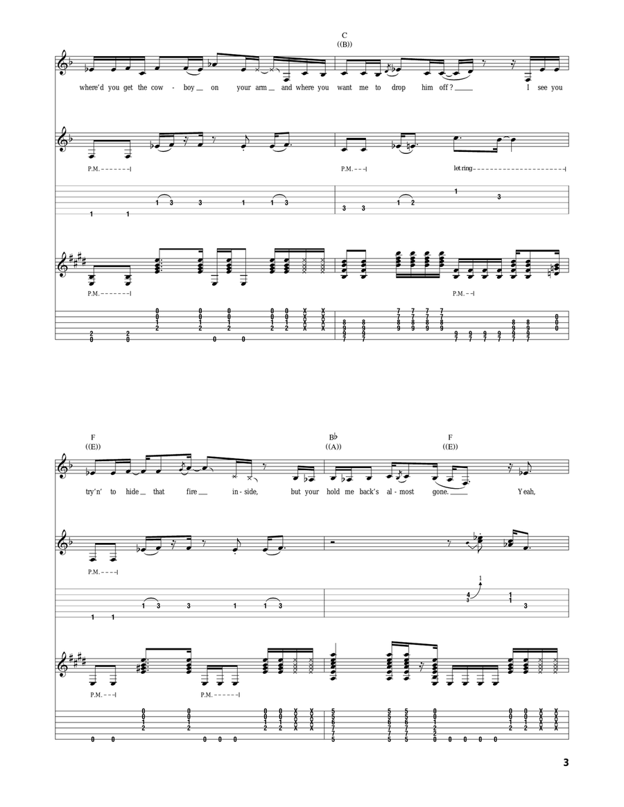 Keep On Keep On Acoustic Guitar scores gallery preview page 3