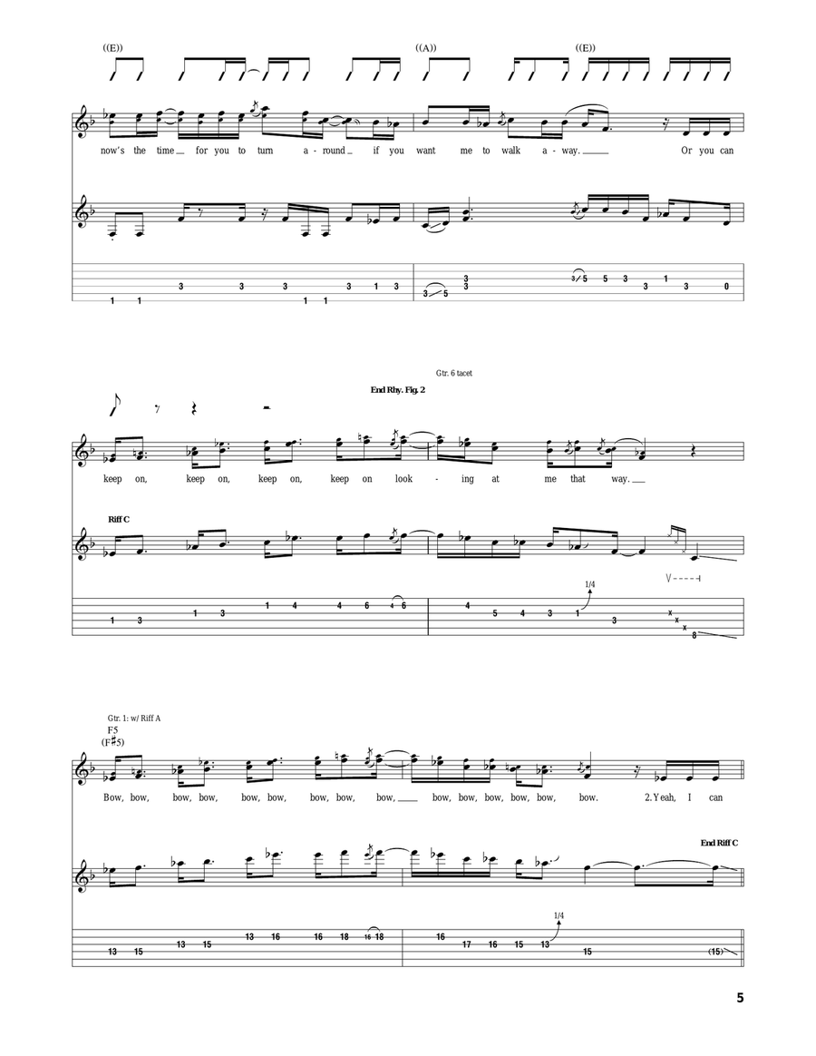 Keep On Keep On Acoustic Guitar scores gallery preview page 5