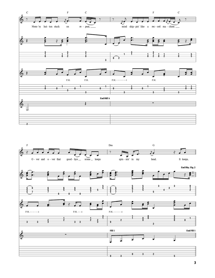 Hungover & Hard Up Hungover & Hard Up Acoustic Guitar scores gallery preview page 3