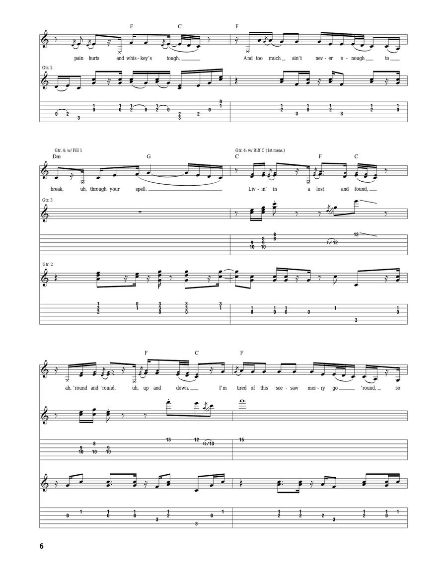 Hungover & Hard Up Hungover & Hard Up Acoustic Guitar scores gallery preview page 6