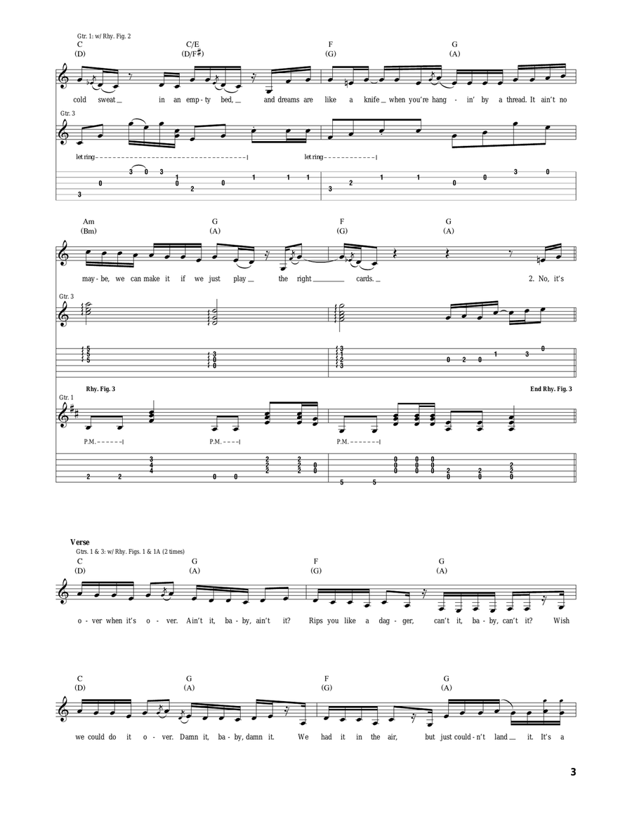 Over When It's Over Over When It's Over Acoustic Guitar scores gallery preview page 3