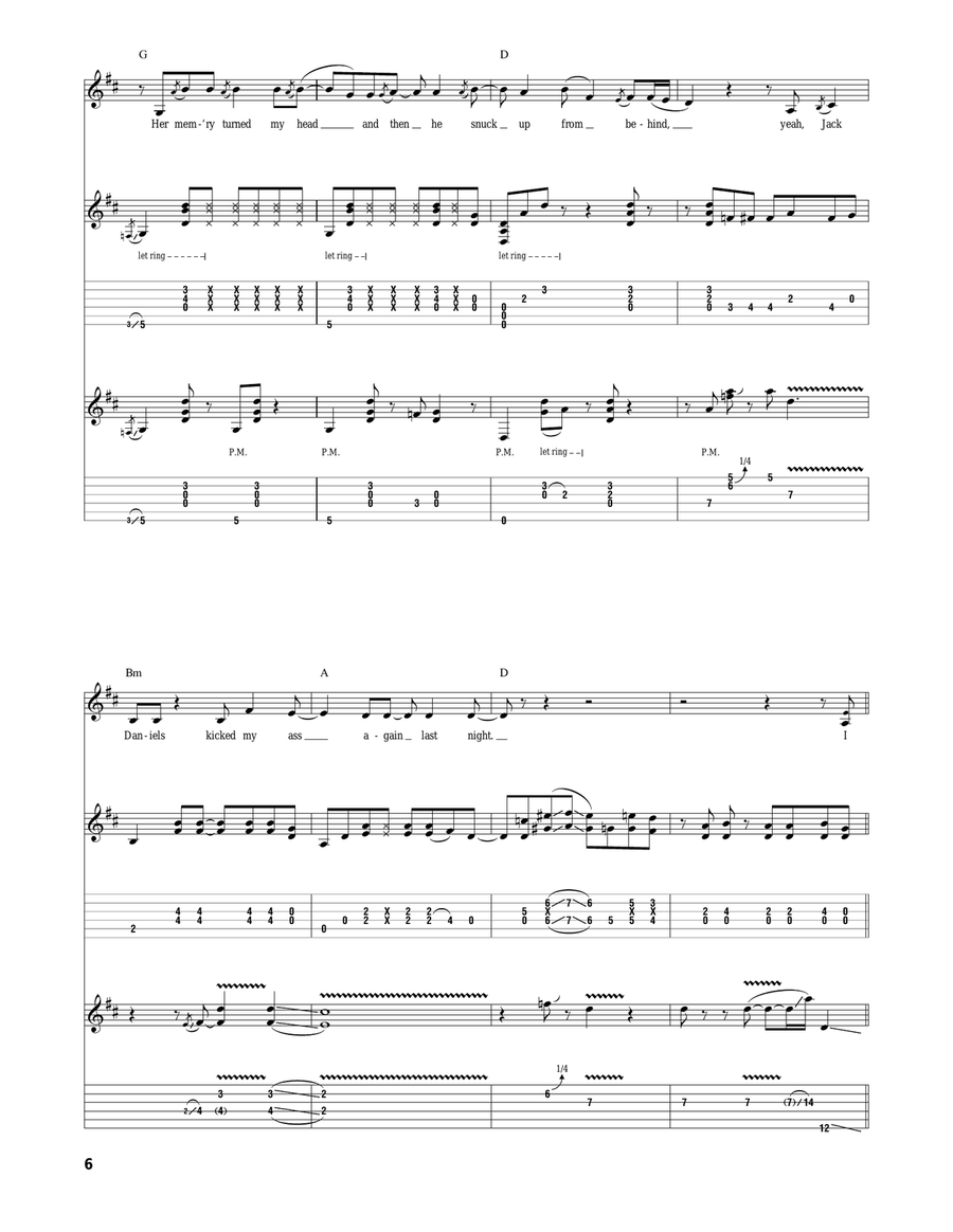 Jack Daniels Jack Daniels Acoustic Guitar scores gallery preview page 6