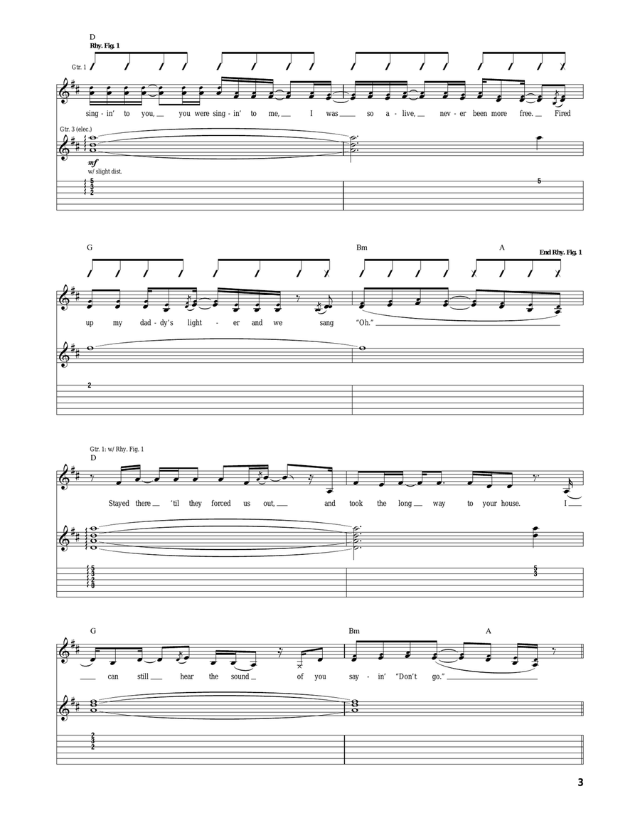Springsteen Springsteen Acoustic Guitar scores gallery preview page 3