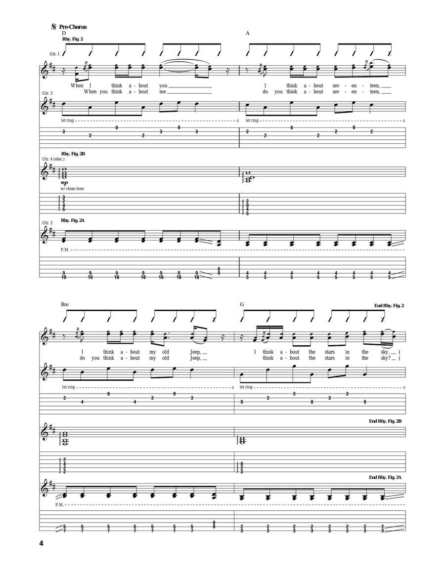 Springsteen Springsteen Acoustic Guitar scores gallery preview page 4