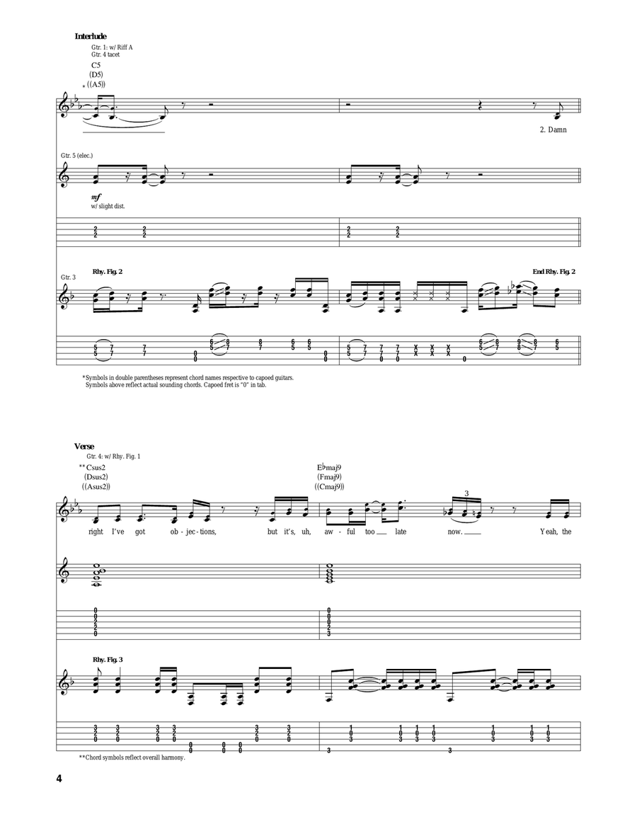 I'm Gettin' Stoned I'm Gettin' Stoned Acoustic Guitar scores gallery preview page 4