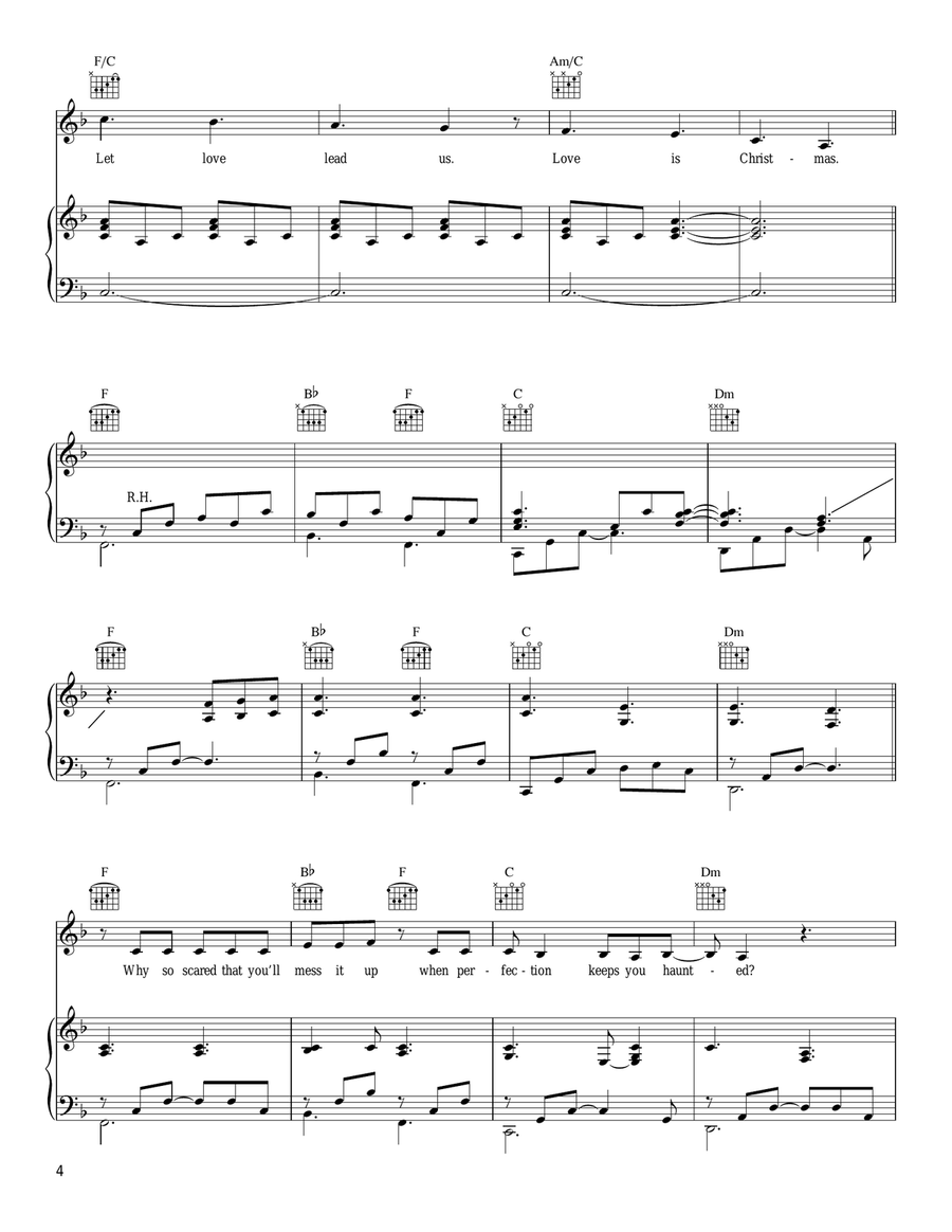 Love Is Christmas Love Is Christmas Guitar scores gallery preview page 4
