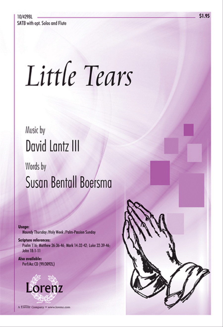 Little Tears 4-Part scores gallery preview page 1