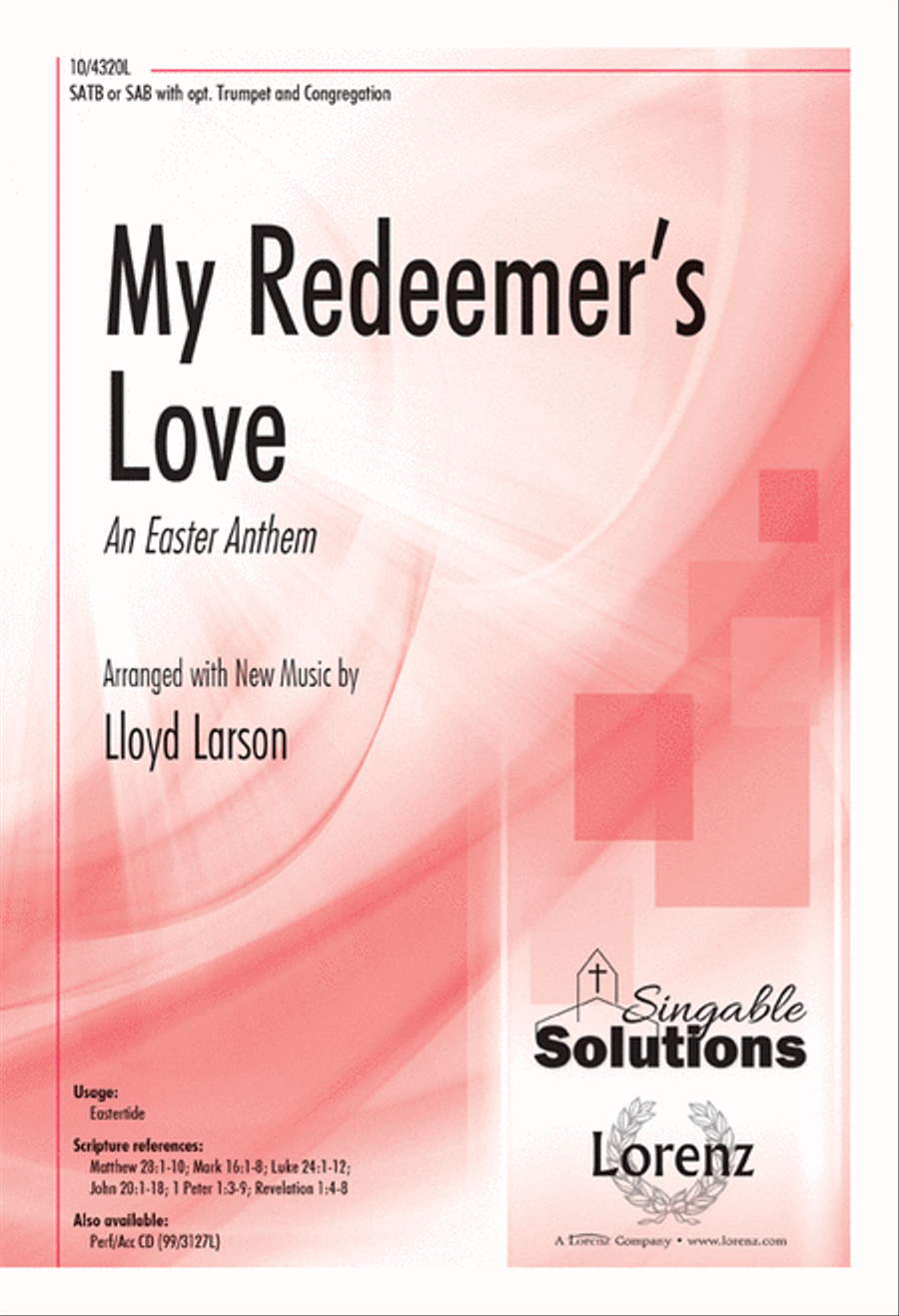 My Redeemer's Love My Redeemer's Love 4-Part scores gallery preview page 1