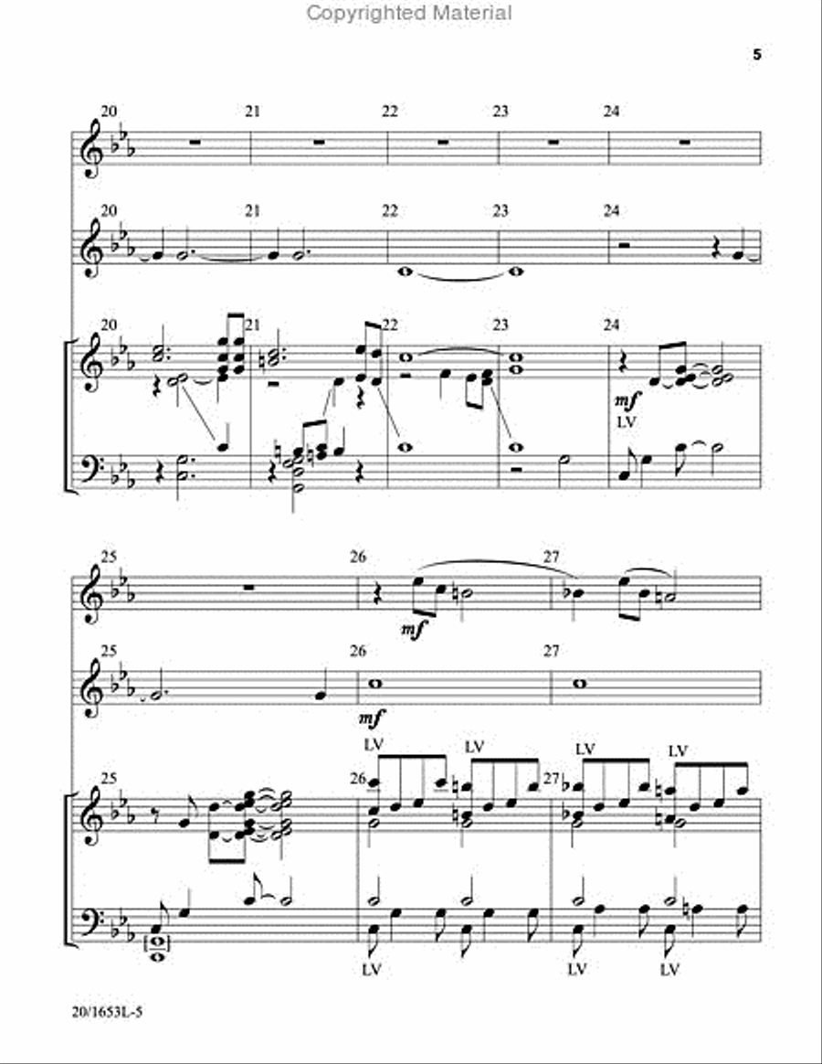 He Never Said a Mumbalin' Word 5-Octaves scores gallery preview page 5