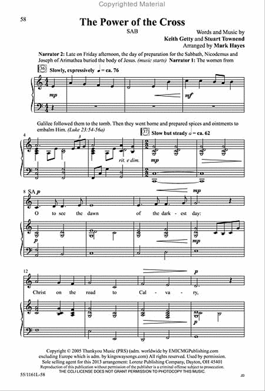 The Power of the Cross The Power of the Cross 3-Part scores gallery preview page 7