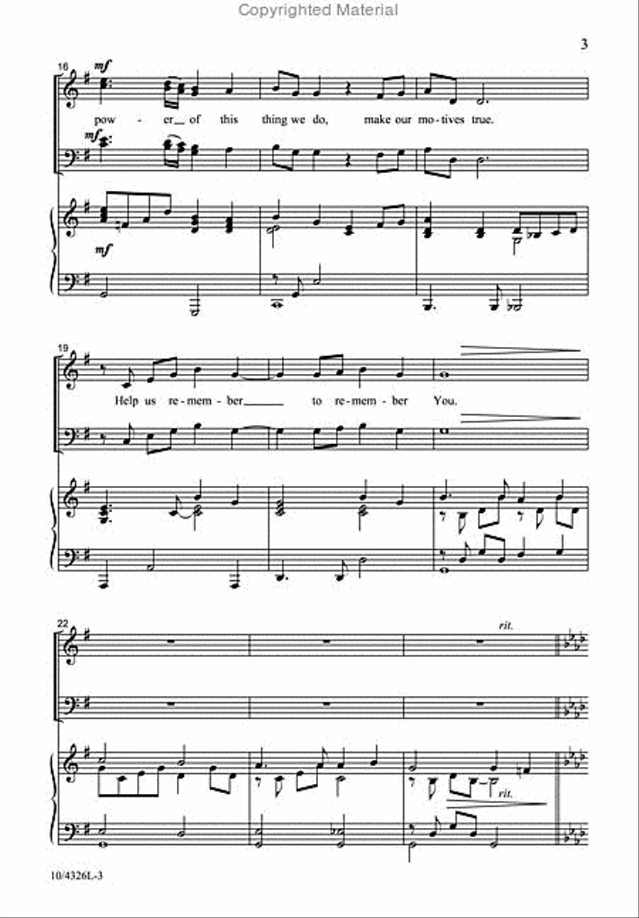 Remember to Remember 4-Part scores gallery preview page 4