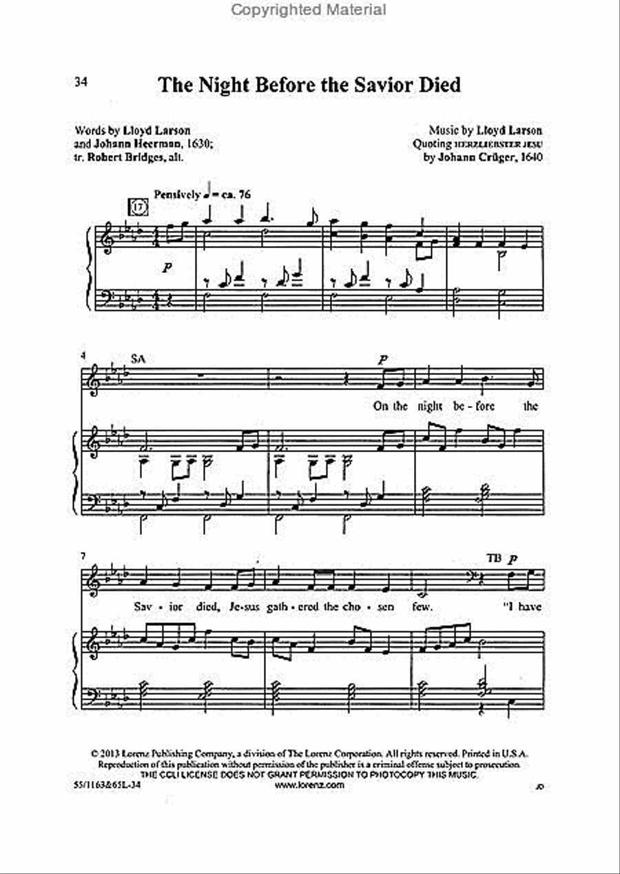 Wondrous Love - SATB Score with Performance CD 4-Part scores gallery preview page 4