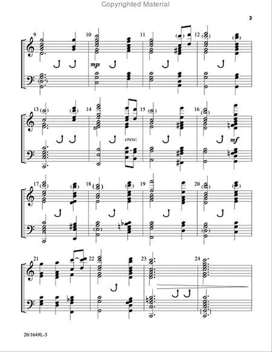 Meditations on the Cross 5-Octaves scores gallery preview page 3